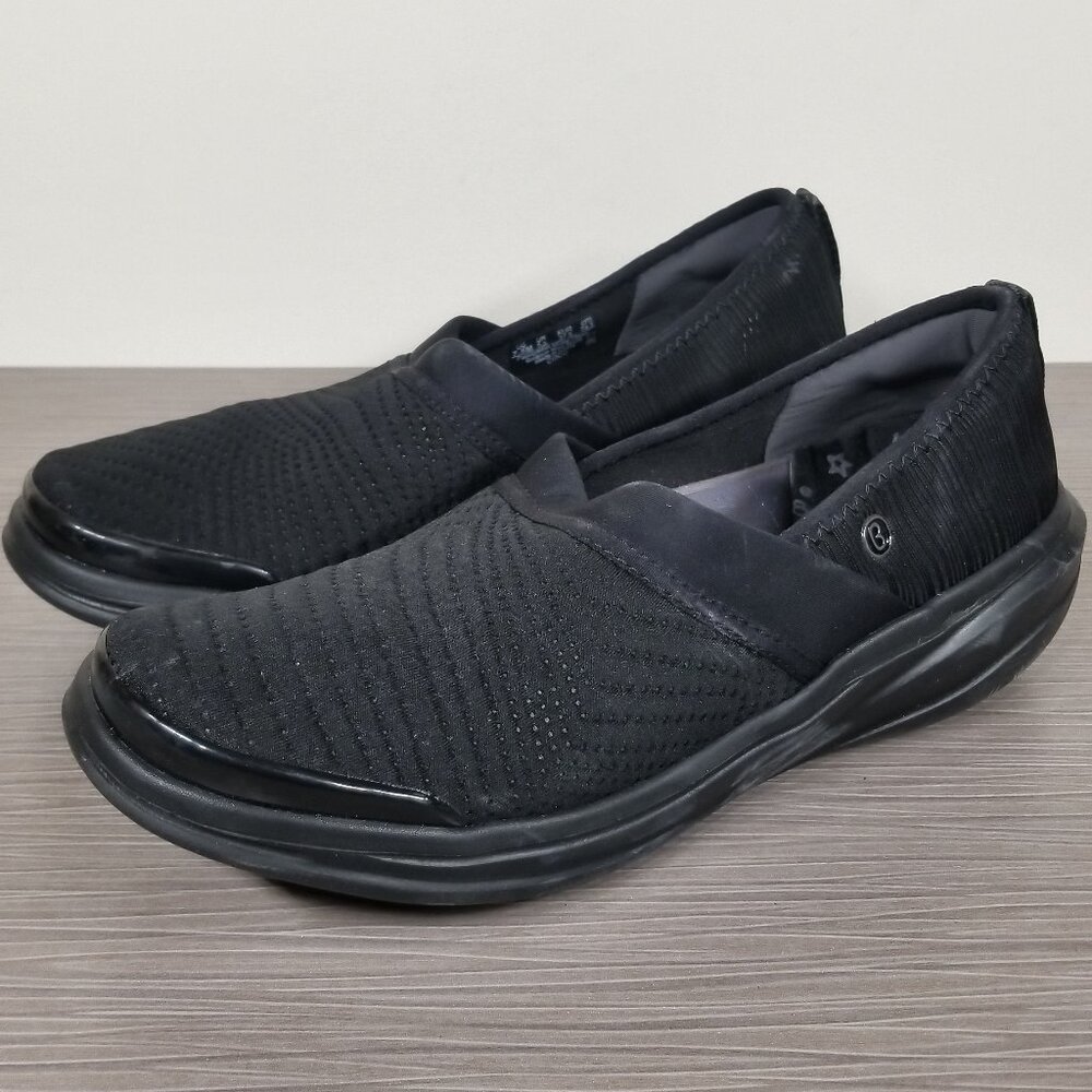 Bzees Premium Coco Washable Slip-ons, Black Womens Size 7.5 M